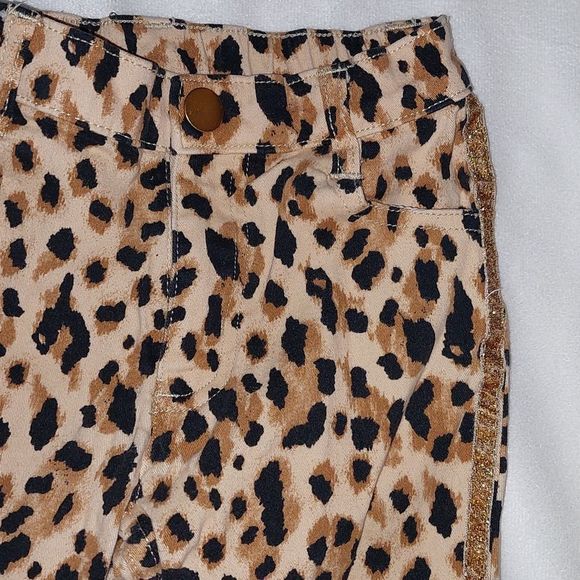 Girls Leopard Pants - Picture 2 of 3